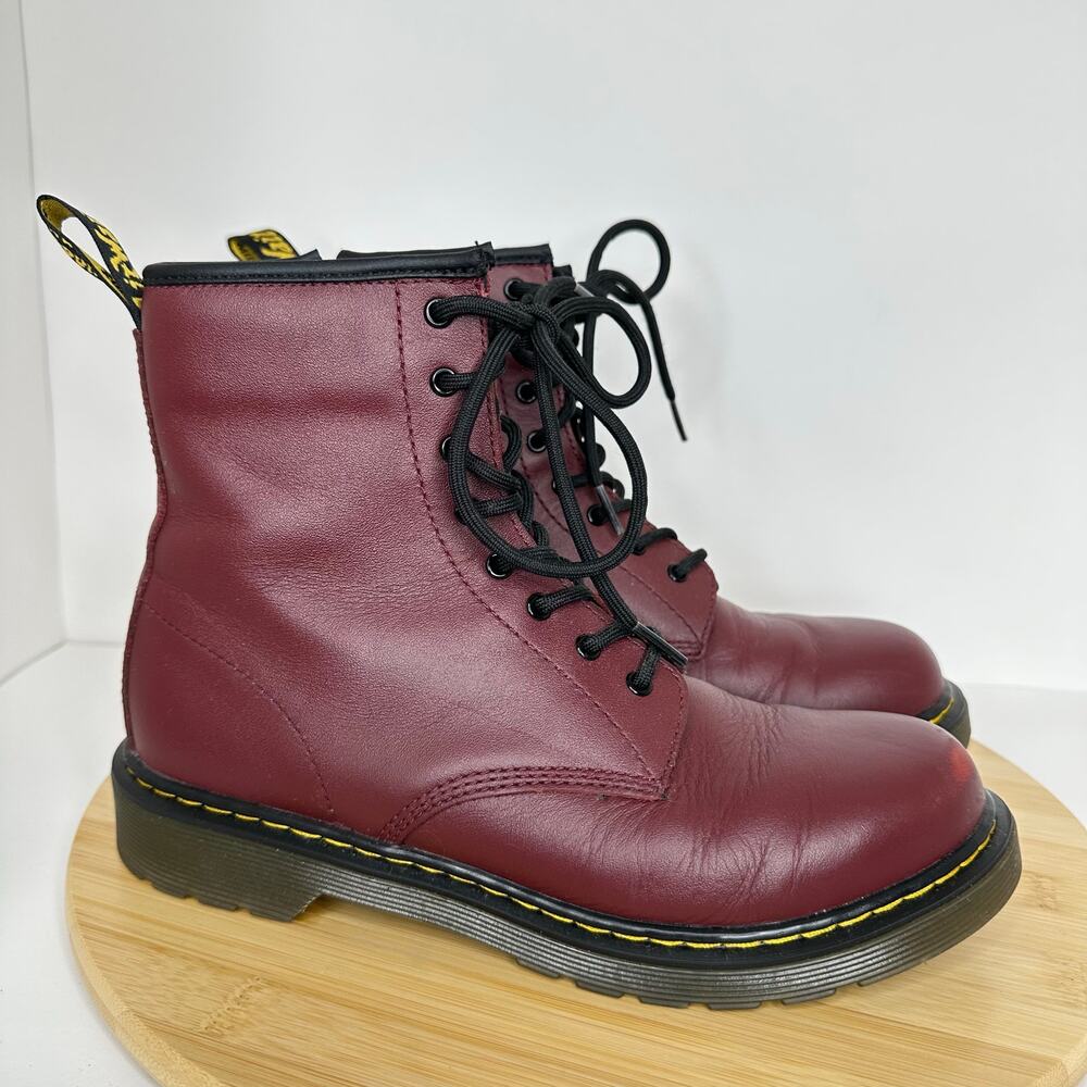 Dr. Martens Cherry Red Combat Boots